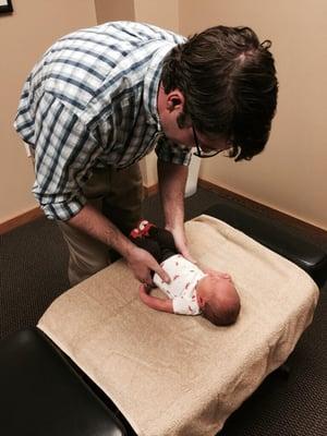 Your entire family can benefit from Chiropractic! Get your baby checked out to help with colic & gastric issues. Safe, gentle and effective!