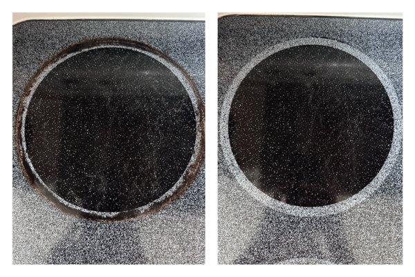 Before and After: Stove top