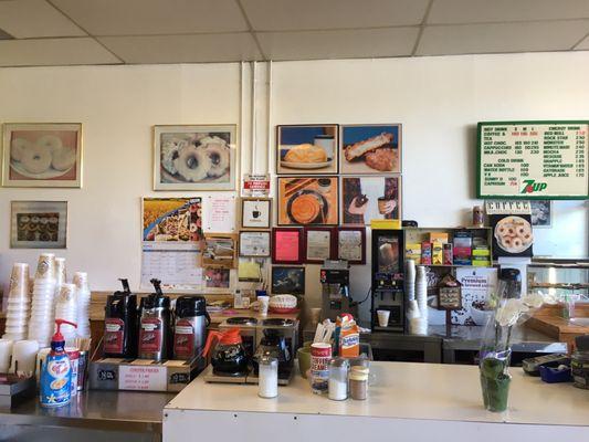 Coffee, beverages, bit of the menu