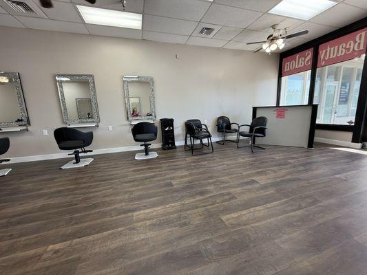 Salon s being transformed