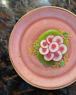 Tasting menu portioned for 1