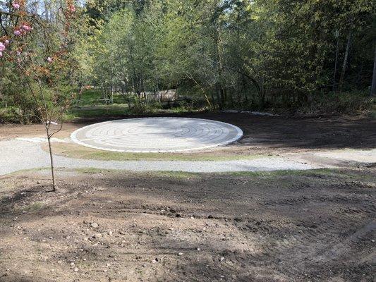 Tased Labyrinth on slope