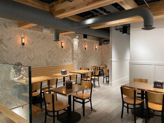 The awesome upstairs. A great place to relax and enjoy delicious ice cream.