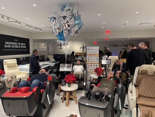 Relax in Comfort Grand Opening December 4, 2024 event!