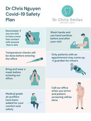 Stay safe and healthy everyone!  Here are our office protocols to help us navigate through this together!