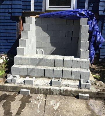 All Around Landscaping and Masonry the worst! Unfortunately my house was left like this. The work is all wrong!