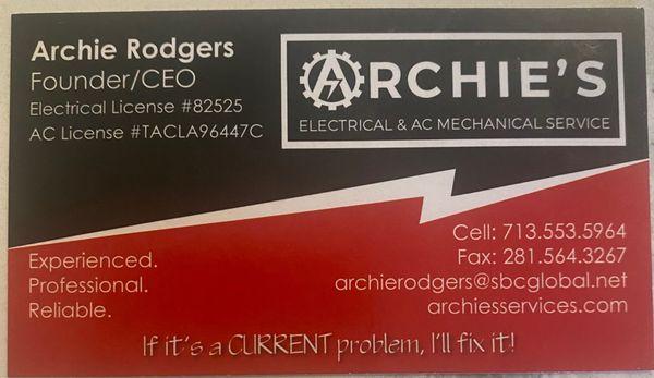 Archies Electrical Services