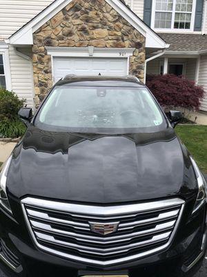 Furniture slid forward and broke this one