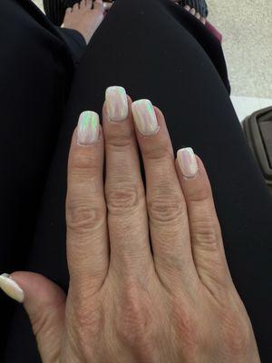 This is what I received. The second photo is what I asked for.