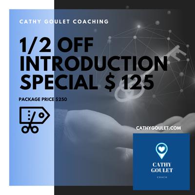 Intro Session Special $ 125.00 #cauthygoulet #coach #heart #love #life