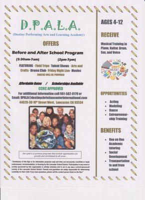 Destiny Performing Arts & Learning Academy