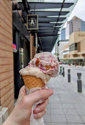 09/30/23 Snickerdoodle Ice Cream, The G.O.A.T Ice Cream, Waffle Cone