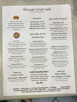 09.23.22 Burgers and Sandwiches