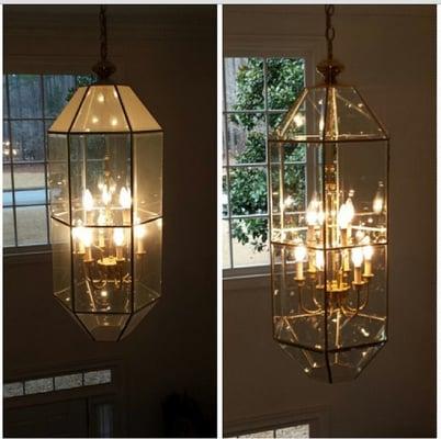 Skylights, Ceiling fans and Light fixture cleaning and Bulb Replacement.