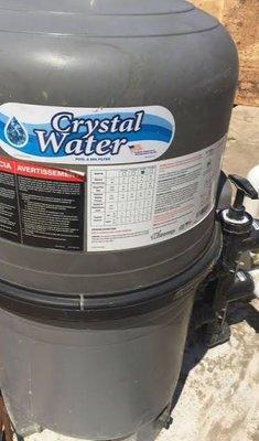 Nice crystal water pool.