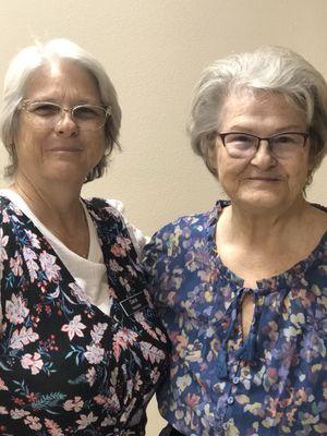 My mom, Carolyn and myself.