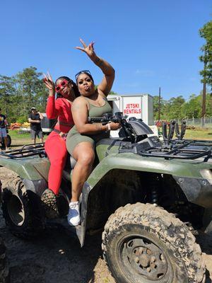 ATV riding brings you closer together!