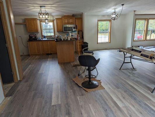 Vinyl plank flooring