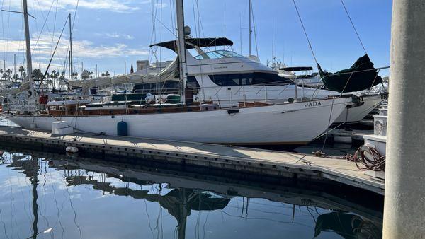 Jada, resting in her berth.
