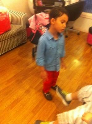 My baby was so happy no more water