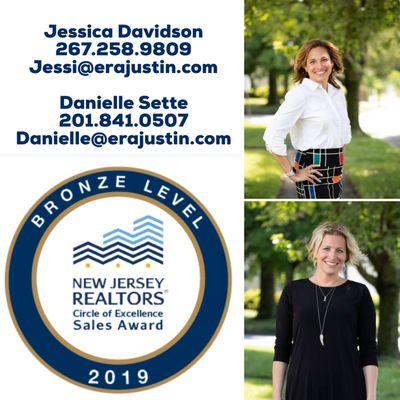 Circle of Excellence award 2018, 2019  Danielle Sette  Jessica Davidson