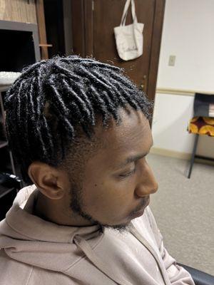 Crown of Locs and Natural Hair