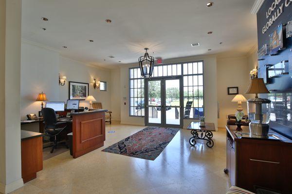 Entrance of Michael Saunders & Company's Lakewood Ranch Office. Lakewood Ranch Florida Real Estate, Homes, Condos, Lots, and Title.