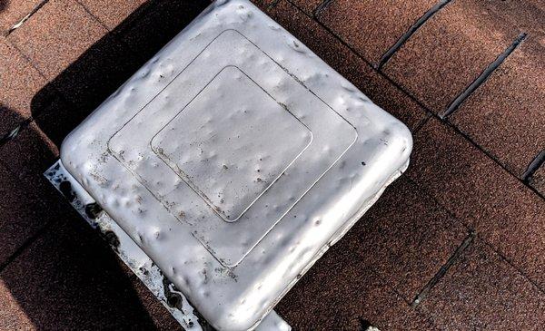 Hail damage in North Texas