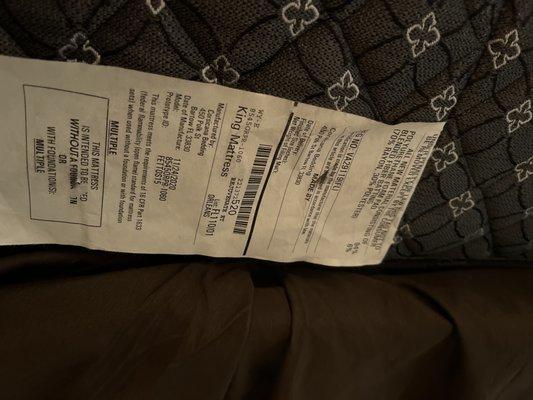 Worst mattress ever, just brought it  one year, now I am sleeping in my spare bed room. Worst mattress ever. Can't get anyone on phone.