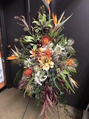 The owner of Hignights created this spectacular spray for a beloved uncles service today! Amazing!!