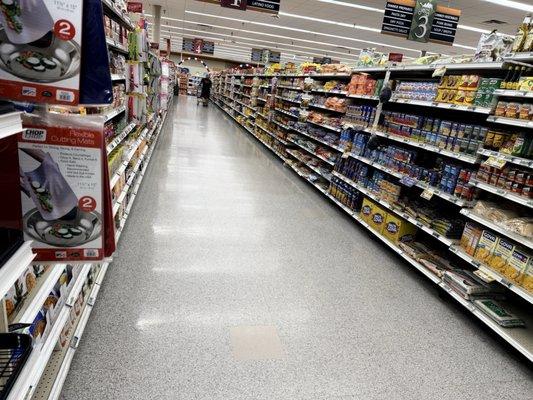 Again, pretty good spacing on the aisles. They work hard to keep it organized.