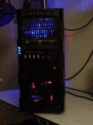 Front view-One of many custom-built gaming PCs Metamorphosis IT has constructed!