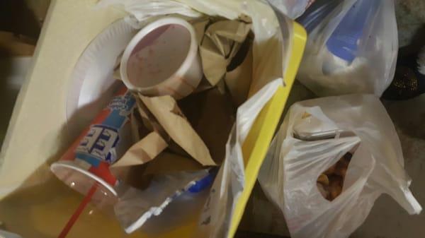 ALL OF IT IS IN THE TRASH