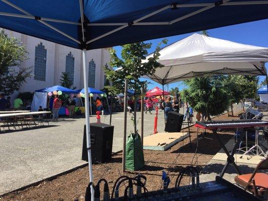 Awesome hilltop Christian Center annual Block party this is the 21st year