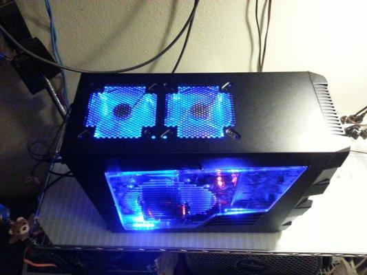 Top view-One of many custom-built gaming PCs Metamorphosis IT has constructed!