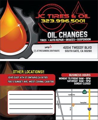 JC TIRES & OIL