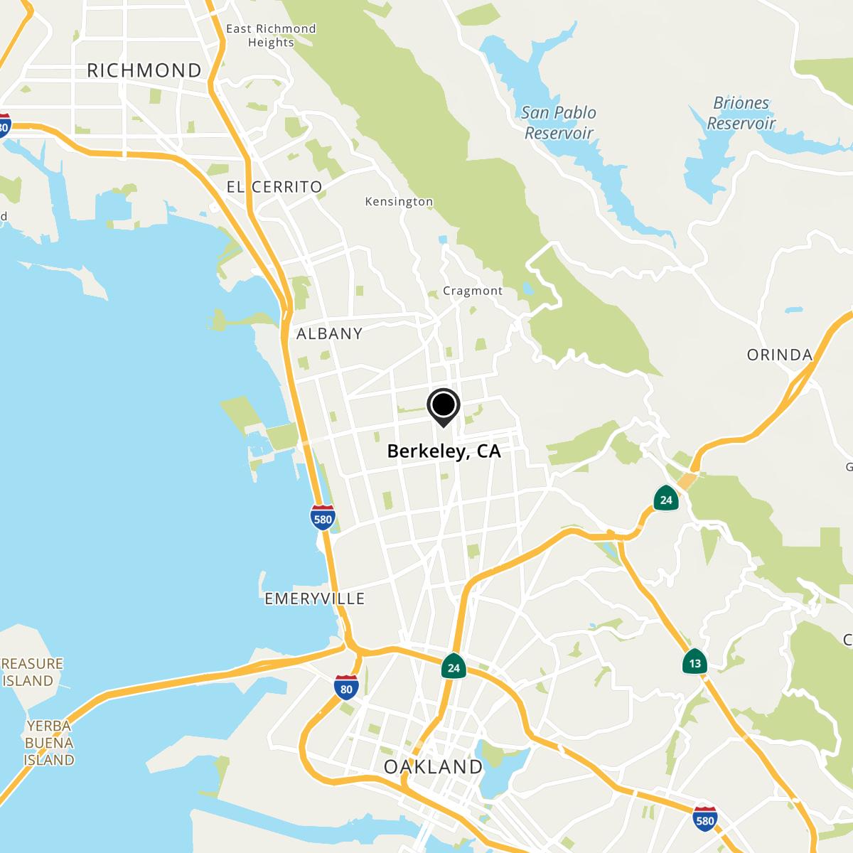 Berkeley, CA Map