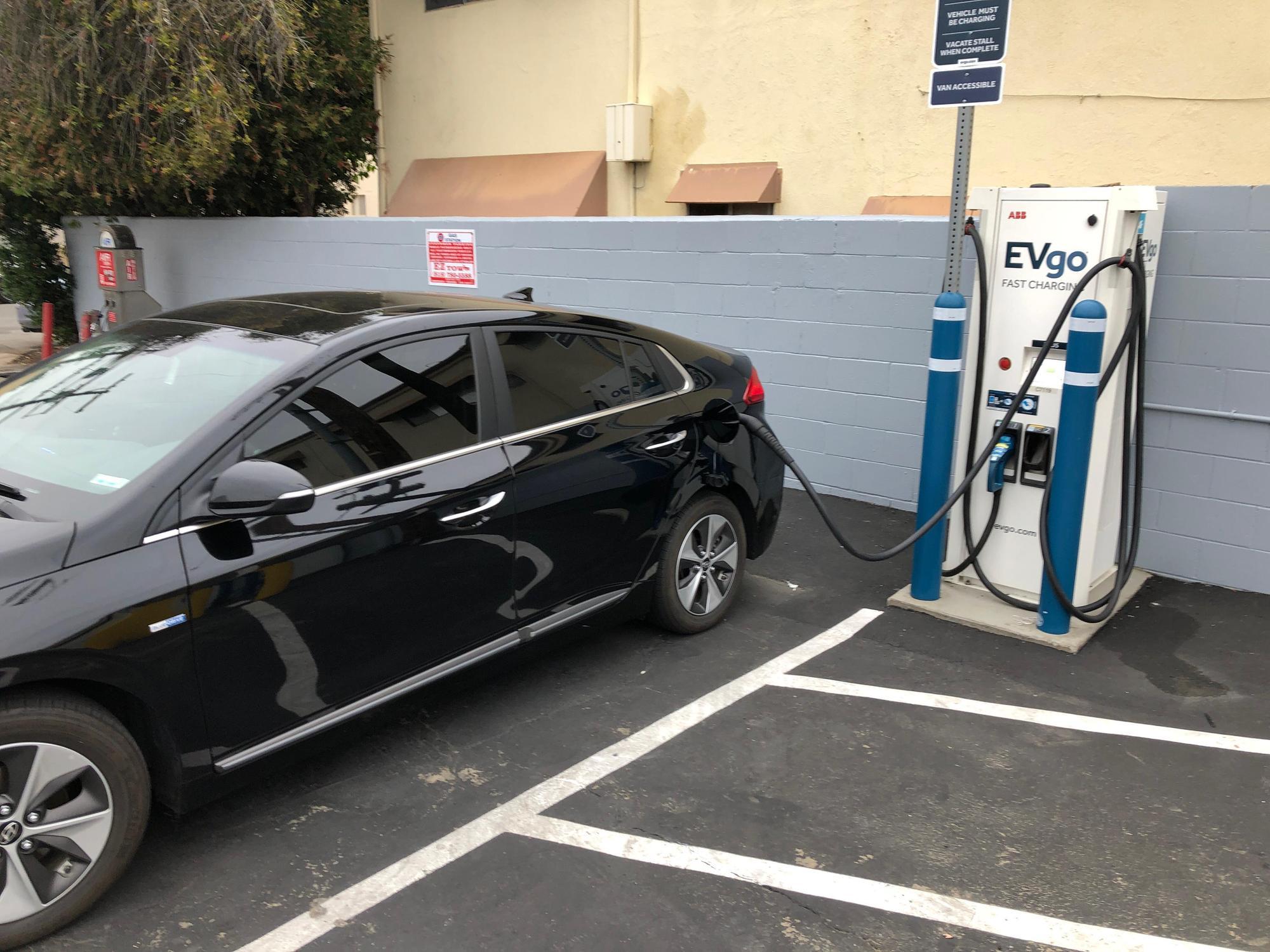 EVgo Car Charging Station