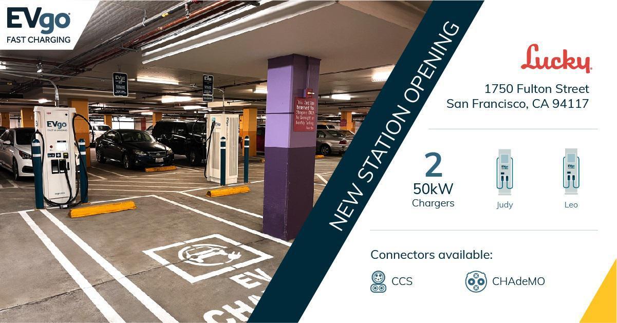 EVgo Car Charging Station