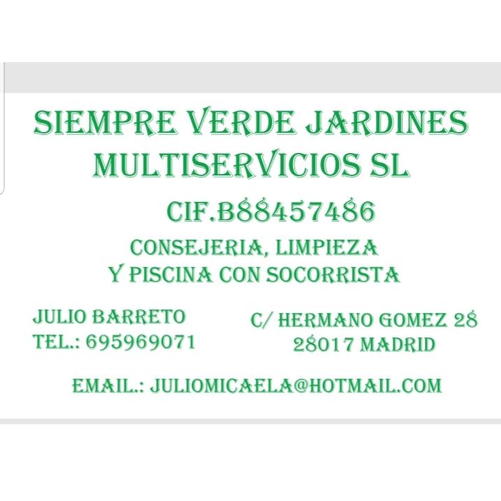 Limpiezas y Jardinería Siempre Verde