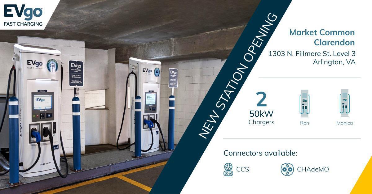 EVgo Car Charging Station