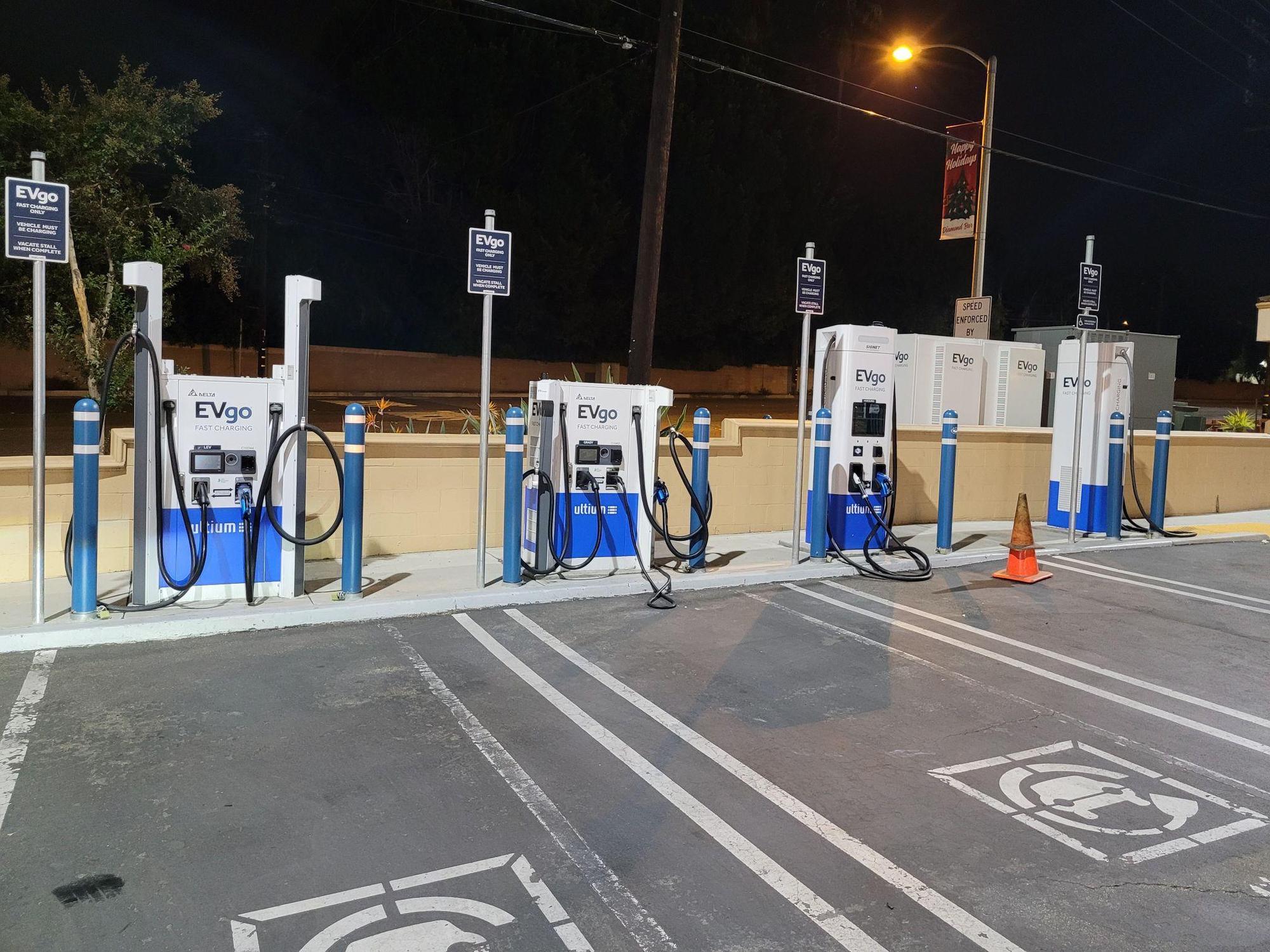 EVgo Car Charging Station