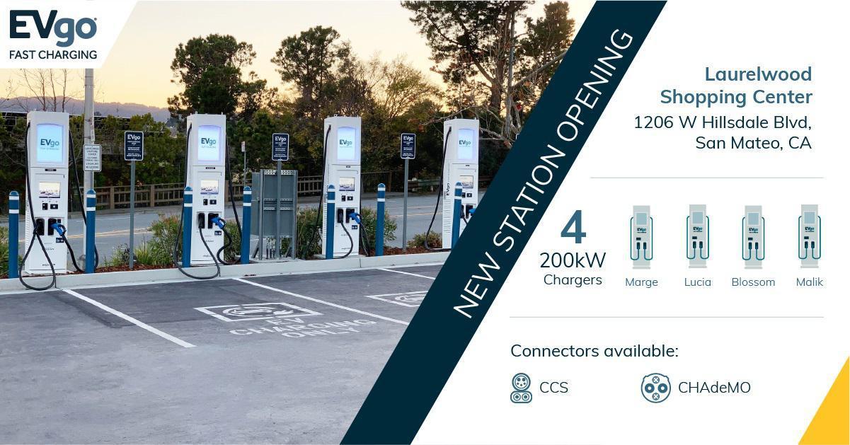 EVgo Car Charging Station