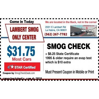 Lambert Smog Only Center
