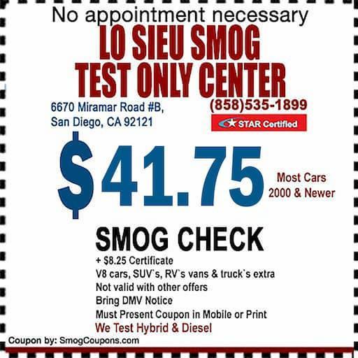 Lo Sieu Smog Test Only Center