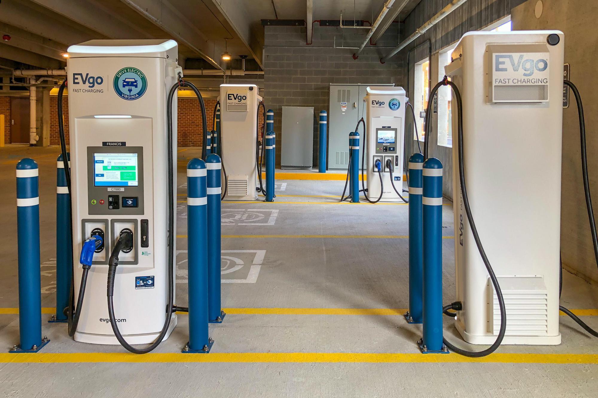 EVgo Car Charging Station