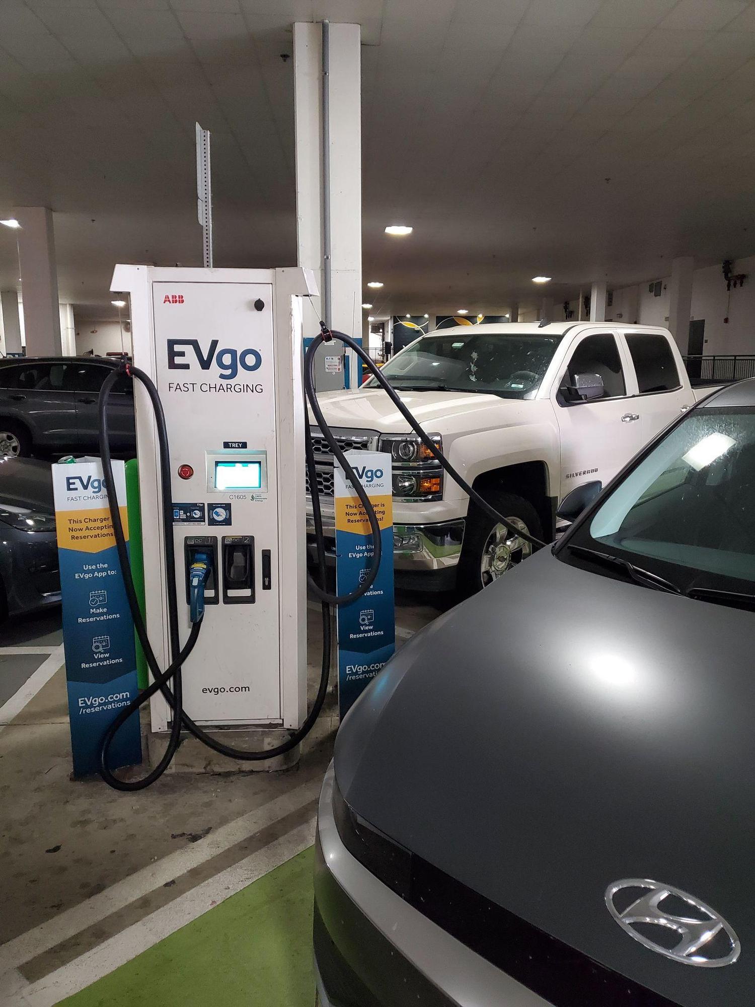 EVgo Car Charging Station