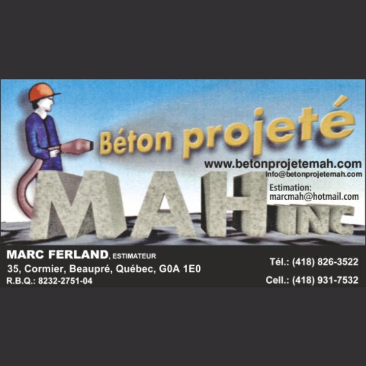 Béton Projeté M.A.H. Inc