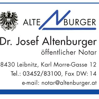 Dr. Josef Altenburger öffentl. Notar