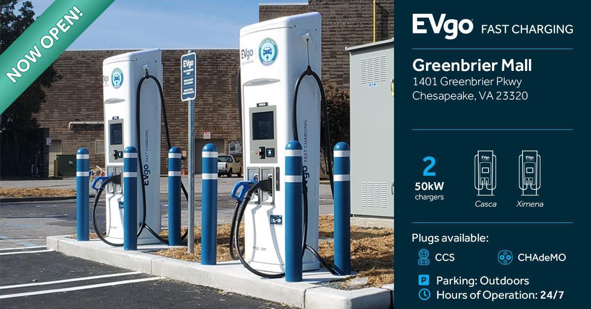 EVgo Car Charging Station